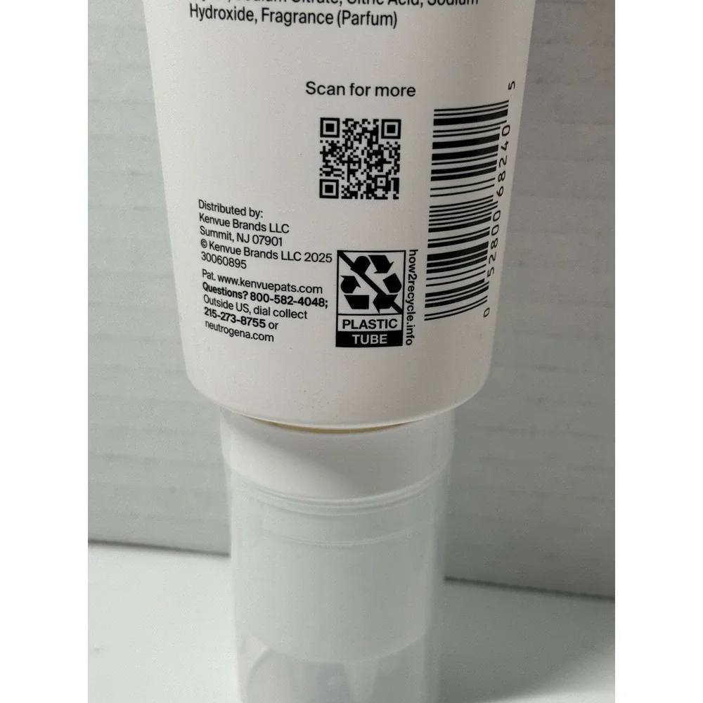 2 New Neutrogena Hair Restore TriAcid Complex Triple Action Detox Scalp Cleanser